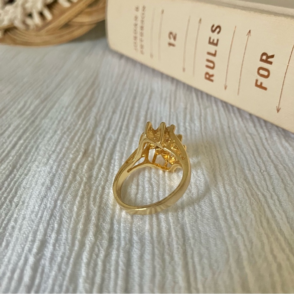 Uncas Bypass Opal Crystal Statement Ring Crystal … - image 7